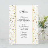 Menu Kaart-Golden Stars (Staand voorkant)