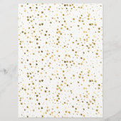 Menu Kaart-Golden Stars (Achterkant)