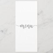 Menu Kaart, Huwelijksmenu, Diner, Lunch (Achterkant)