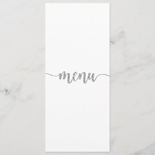 Menu Kaart, Huwelijksmenu, Diner, Lunch (Achterkant)