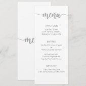 Menu Kaart, Huwelijksmenu, Diner, Lunch (Voorkant / Achterkant)