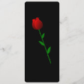 Menu Kaart Red Rose (Achterkant)