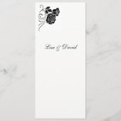 Menu Kaart-Roos (Achterkant)