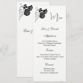 Menu Kaart-Roos (Voorkant / Achterkant)