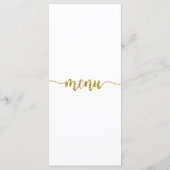 Menu Kaart, Thanksgiving Menu, Diner, Lunch (Achterkant)