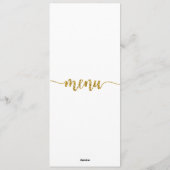 Menu kaart, Thanksgiving Menu, Diner, Lunch Kaart (Achterkant)