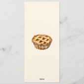 Menu kaart, Thanksgiving Menu, Diner, Lunch Kaart (Achterkant)