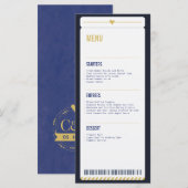 Menu Kaart Travel Theme (Voorkant / Achterkant)