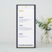 Menu Kaart Travel Theme (Staand voorkant)