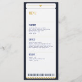 Menu Kaart Travel Theme (Voorkant)