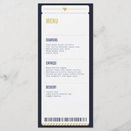 Menu Kaart Travel Theme