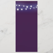 Menu Kaart Wisselende achtergrond (Achterkant)