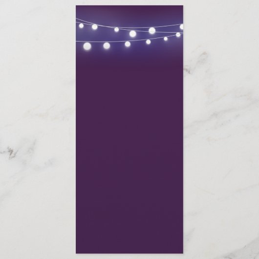 Menu Kaart Wisselende achtergrond (Achterkant)