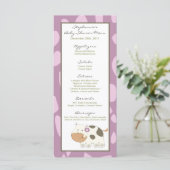 Menu-kaarten Jacana Girl Oerwoud Zoo Animal Menu (Staand voorkant)