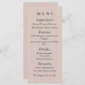 Menu katholieke winterweddenschap (Voorkant / Achterkant)