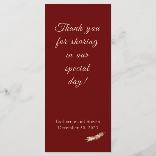 Menu katholieke winterweddenschap (Achterkant)