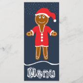 Menu Kerstmis in Gingerbrood (Voorkant)
