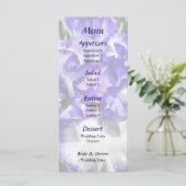 Menu Klassieke look Iris Closeup Weddenschap (Staand voorkant)