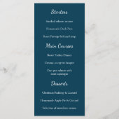 Menu Kleine hulp voor de kerstman (Achterkant)