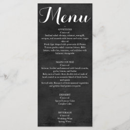 Menu - Krijtbordscript