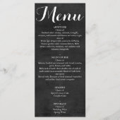 Menu - Krijtbordscript (Voorkant)