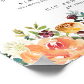 Menu Landbloom Burgundy Signature Cocktail Poster (Hoek)