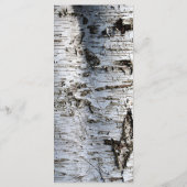 Menu Landelijke bijtende vogelboom (Achterkant)