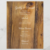 Menu Landelijke Boots en Westerne race (Achterkant)