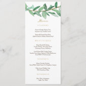 Menu Laurel Olive Branch (Voorkant)