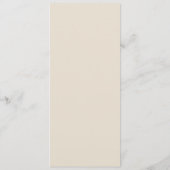 Menu Laurel Olive Branch (Achterkant)