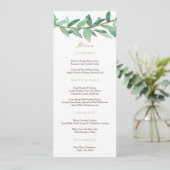Menu Laurel Olive Branch (Staand voorkant)