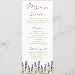 Menu Lavender