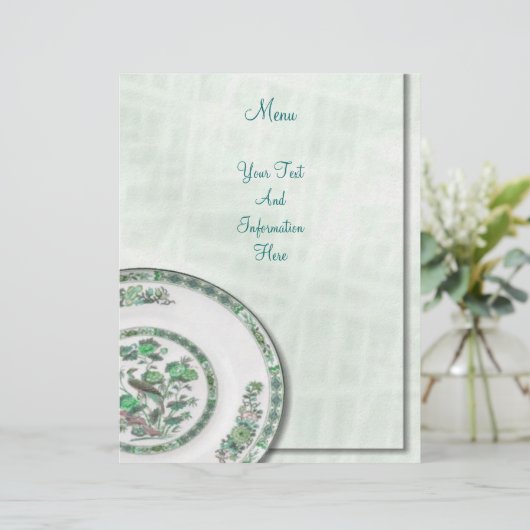Menu Letterhead (Staand voorkant)