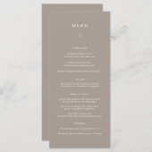 Menu Lihue Wedding Dinner (Voorkant / Achterkant)