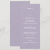 Menu Lihue Wedding Dinner (Voorkant / Achterkant)