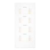 Menu Lijst met levenscyclusprijzen en -prijzen (Achterkant)