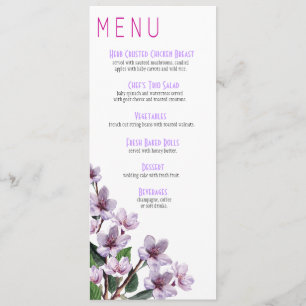 Menu lila vertakkingen