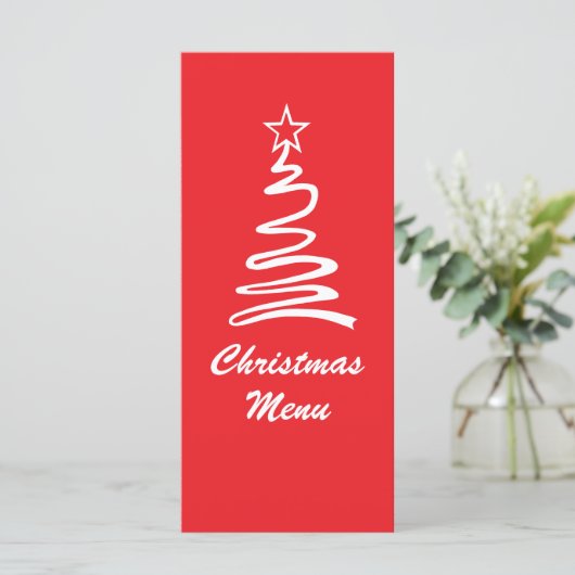 Menu Magische kerstboomvakantie (Staand voorkant)