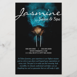 Menu Makeup Artist Salon Spa Flyer