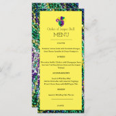 Menu Mardi Gras (Voorkant / Achterkant)