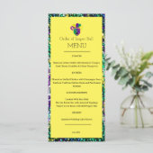Menu Mardi Gras (Staand voorkant)