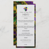 Menu Mardi Gras (Voorkant / Achterkant)