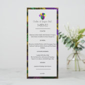Menu Mardi Gras (Staand voorkant)