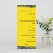 Menu Mardi Gras (Staand voorkant)