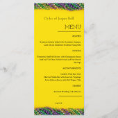 Menu Mardi Gras (Voorkant)