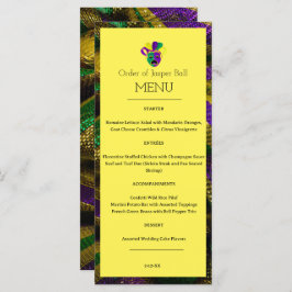 Menu Mardi Gras