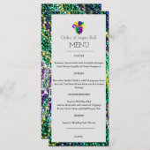 Menu Mardi Gras (Voorkant / Achterkant)