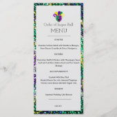 Menu Mardi Gras (Voorkant)