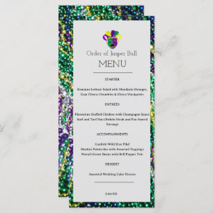 Menu Mardi Gras