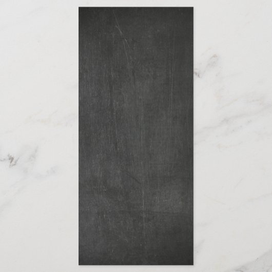 Menu Mason Jar & String Lights Chalkboard Weddensc (Achterkant)